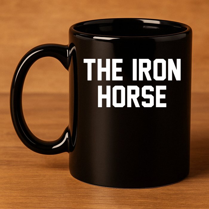 The Iron Horse 11oz C Handle Ceramic Mug