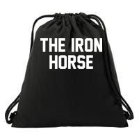 The Iron Horse Drawstring Bag