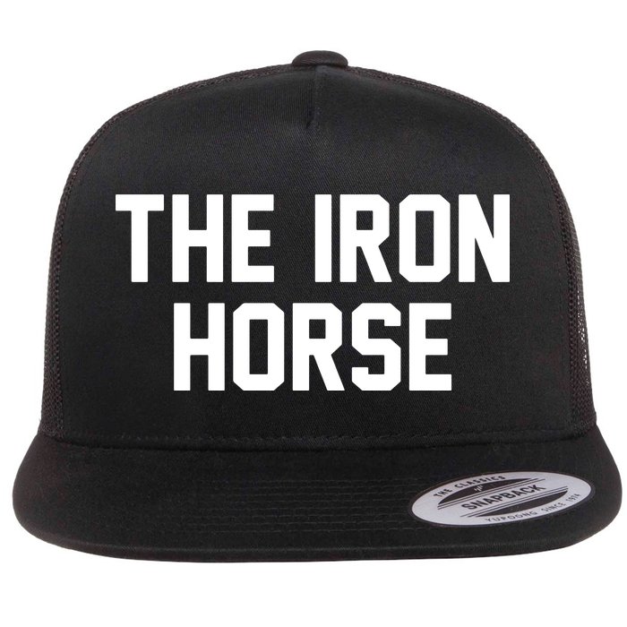 The Iron Horse Flat Bill Trucker Hat