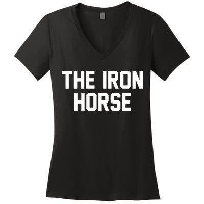 The Iron Horse Women's V-Neck T-Shirt