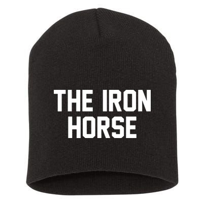 The Iron Horse Short Acrylic Beanie