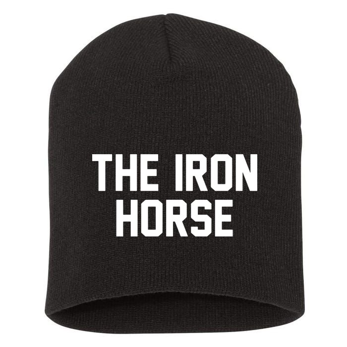 The Iron Horse Short Acrylic Beanie