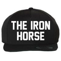 The Iron Horse Wool Snapback Cap