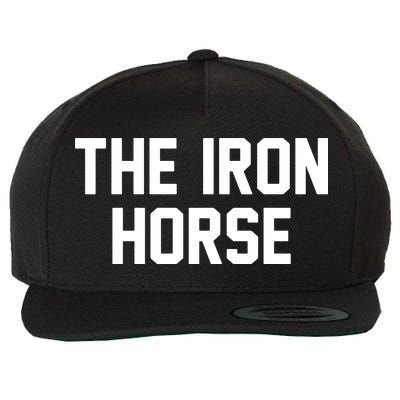 The Iron Horse Wool Snapback Cap