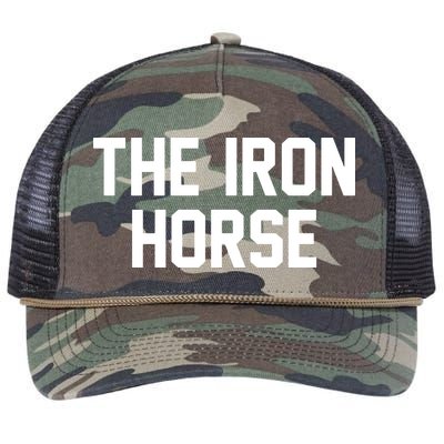 The Iron Horse Retro Rope Trucker Hat Cap