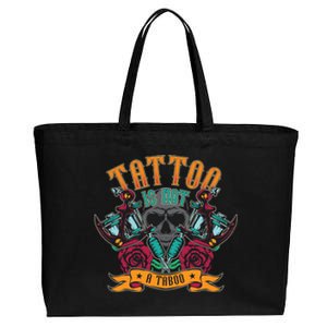 Tattoo Is Hot A Taboo Cotton Canvas Jumbo Tote