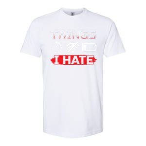 Things I Hate It Gaming Programmer Coder Gamer Gift Great Gift Softstyle CVC T-Shirt