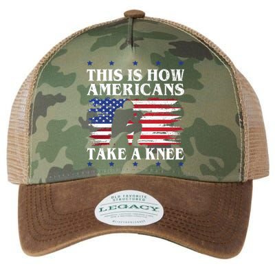 This Is How Americans Take A Knee Legacy Tie Dye Trucker Hat