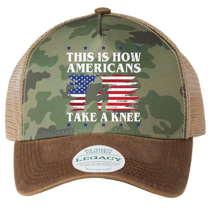 This Is How Americans Take A Knee Legacy Tie Dye Trucker Hat