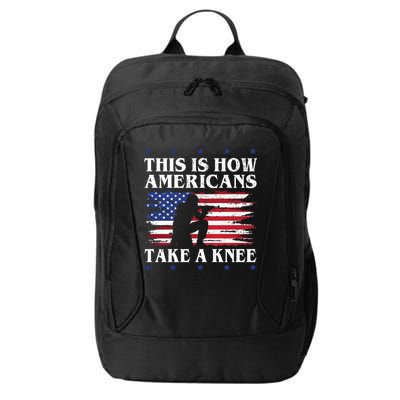 This Is How Americans Take A Knee City Backpack
