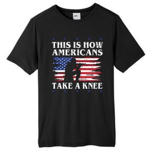 This Is How Americans Take A Knee Tall Fusion ChromaSoft Performance T-Shirt