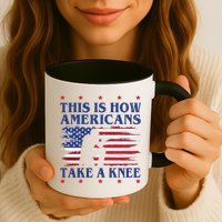 This Is How Americans Take A Knee Mug