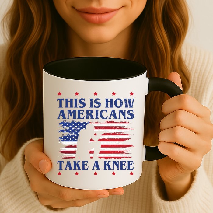 This Is How Americans Take A Knee Mug