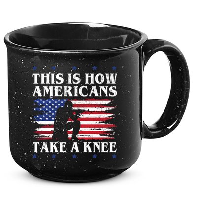 This Is How Americans Take A Knee 15oz Campfire Ceramic Mug