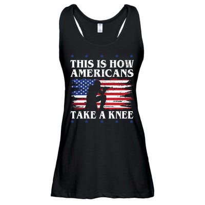 This Is How Americans Take A Knee Ladies Essential Flowy Tank