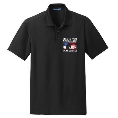 This Is How Americans Take A Knee Dry Zone Grid Polo
