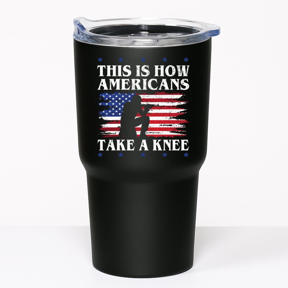 This Is How Americans Take A Knee Tumbler
