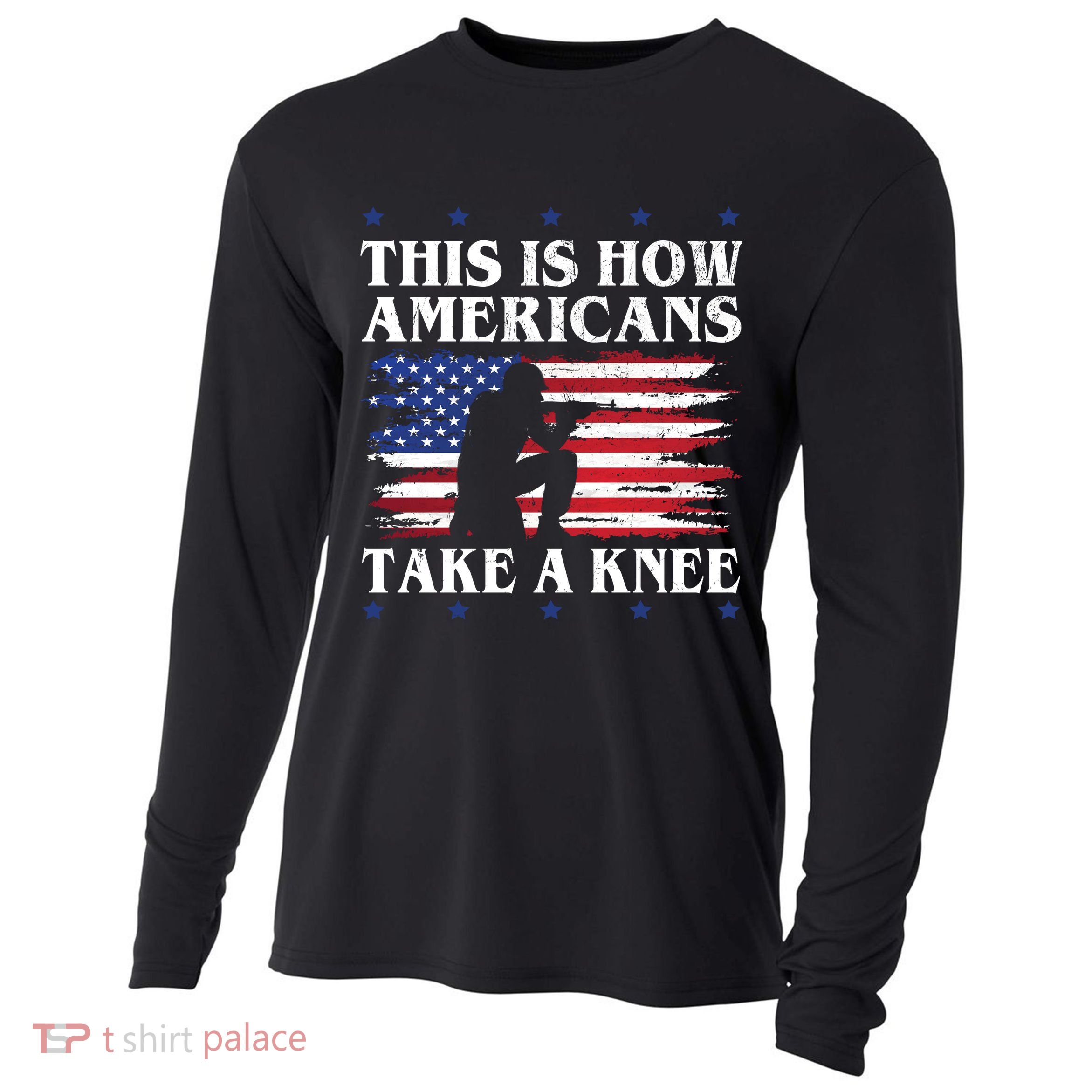 This Is How Americans Take A Knee Cooling Performance Long Sleeve Crew