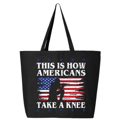 This Is How Americans Take A Knee 25L Jumbo Tote