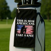 This Is How Americans Take A Knee Golf Towel