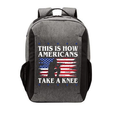 This Is How Americans Take A Knee Vector Backpack