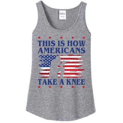 This Is How Americans Take A Knee Ladies Essential Tank