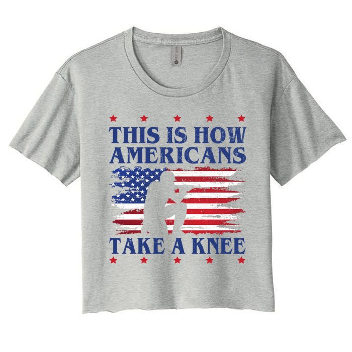 This Is How Americans Take A Knee Crop Top