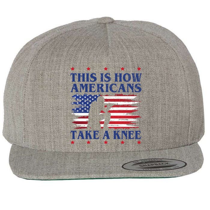 This Is How Americans Take A Knee Wool Snapback Cap