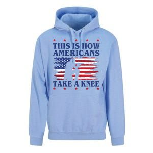 This Is How Americans Take A Knee Unisex Surf Hoodie