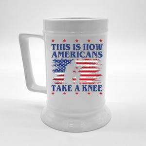 This Is How Americans Take A Knee Beer Stein