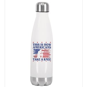 This Is How Americans Take A Knee Stainless Steel Insulated Water Bottle