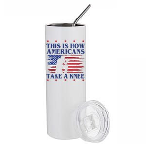 This Is How Americans Take A Knee Stainless Steel Tumbler