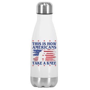 This Is How Americans Take A Knee Stainless Steel Insulated Water Bottle