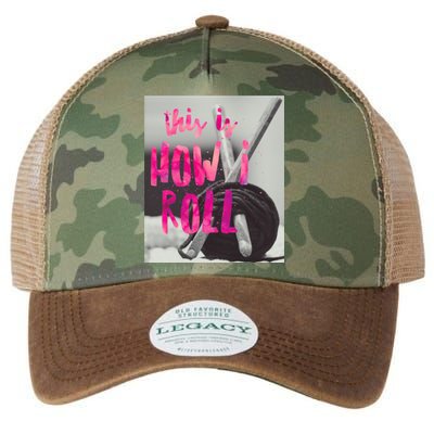 This Is How I Roll Funny Product Knitting Crocheting Lovers Gift Legacy Tie Dye Trucker Hat