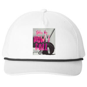 This Is How I Roll Funny Product Knitting Crocheting Lovers Gift Snapback Five-Panel Rope Hat