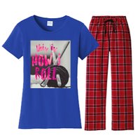 This Is How I Roll Funny Product Knitting Crocheting Lovers Gift Women's Flannel Pajama Set