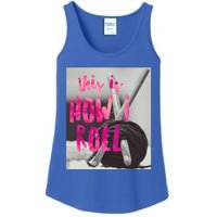 This Is How I Roll Funny Product Knitting Crocheting Lovers Gift Ladies Essential Tank