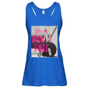 This Is How I Roll Funny Product Knitting Crocheting Lovers Gift Ladies Essential Flowy Tank