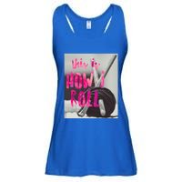 This Is How I Roll Funny Product Knitting Crocheting Lovers Gift Ladies Essential Flowy Tank