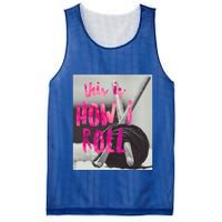 This Is How I Roll Funny Product Knitting Crocheting Lovers Gift Mesh Reversible Basketball Jersey Tank