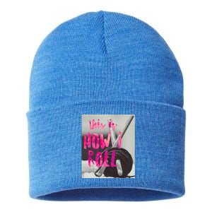 This Is How I Roll Funny Product Knitting Crocheting Lovers Gift Sustainable Knit Beanie