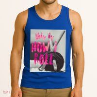 This Is How I Roll Funny Product Knitting Crocheting Lovers Gift Tank Top