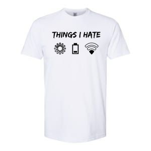 Things I Hate It Gaming Programmer Coder Gamer Gift Softstyle CVC T-Shirt