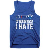 Things I Hate Funny Computer Programmer Programming Graphic Gift Tank Top