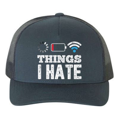 Things I Hate Funny Computer Programmer Programming Graphic Gift Yupoong Adult 5-Panel Trucker Hat