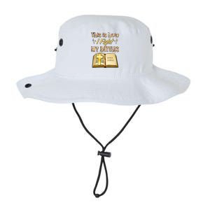 This Is How I Fight My Battles Holy Bible Faith Legacy Cool Fit Booney Bucket Hat