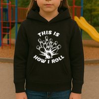 This Is How I Roll Funny Bowling Kids Hoodie