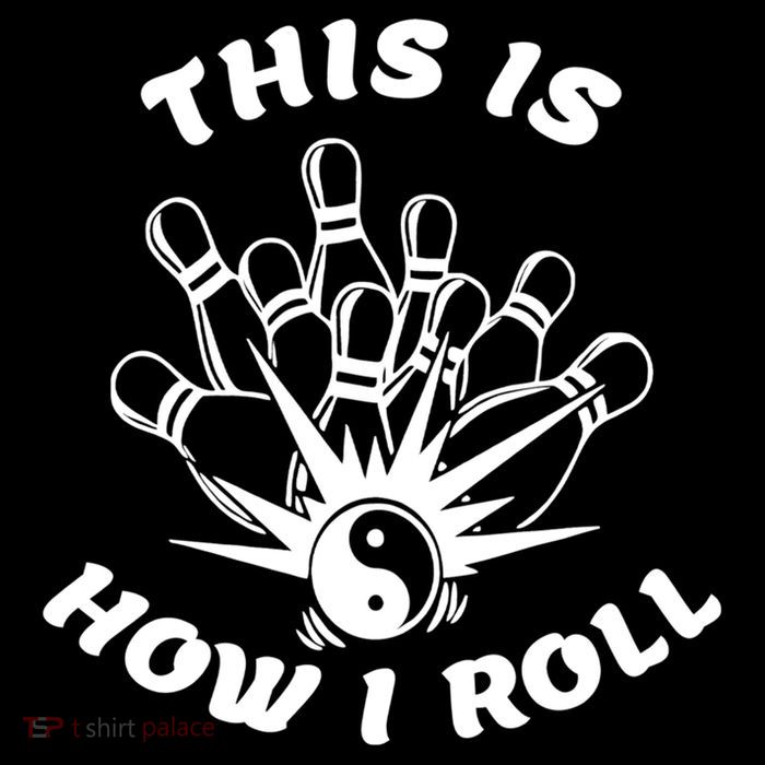 This Is How I Roll Funny Bowling Zip Tote Bag