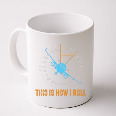 This Is How I Roll Airplane Pilot Shirts Aviation Coffee Mug