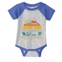 This Is How I Roll Retro Vintage Golf Cart Funny Golfing Gift Infant Baby Jersey Bodysuit